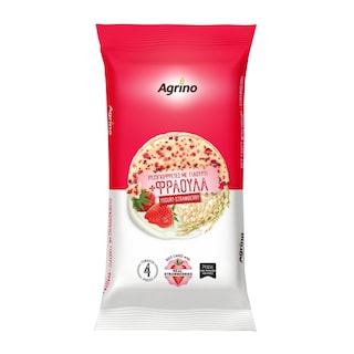 AGRINO | Rice Cakes with Yogurt & Strawberry 64g