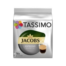 TASSIMO | Κάψουλες Καφέ Jacobs Espresso Ristretto 16x8g
