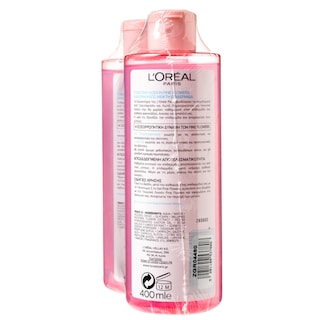 L'OREAL | Τονωτική Λοσιόν Προσώπου Fine Flowers Τριαντάφυλλο & Λωτός 400ml 1+1 Δώρο