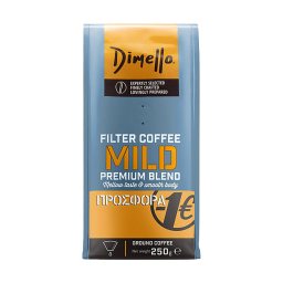 DIMELLO | Καφές Φίλτρου Mild Premium Blend 250g Έκπτωση 1Ε