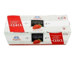 ΟΛΥΜΠΟΣ | ΓΙΑΟΥΡΤΙ ΛΕΥΚΟ ΣΤΡΑΓΓΙΣΤΟ ΦΡΑΟΥΛΑ 2 X 170 GR