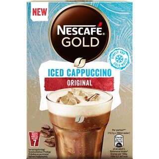 NESCAFE | GOLD | Στιγμιαίος Καφές Iced Cappuccino 7x15.5g