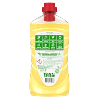 AJAX | Καθαριστικό Πατώματος Boost Μαγειρική Σόδα Λεμόνι 1lt