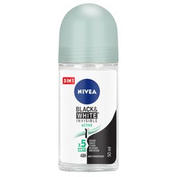 NIVEA | Αποσμητικό Roll On Invisible Black & White Active 50ml