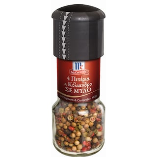 MC CORMICK | Spice Mix 4 Peppers & Coriander in Grinder 24g