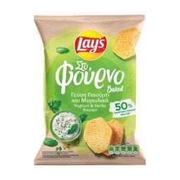 LAYS | Τσιπς Φούρνου Γιαούρτι και Μυρωδικά 105g