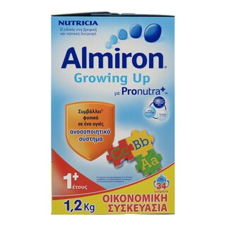 ALMIRON | GROWING UP 1+ | ΓΑΛΑ ΒΡΕΦΙΚΟ ΣΕ ΣΚΟΝΗ ΓΙΑ ΝΗΠΙΑ ΑΠΟ 1+ ΕΤΩΝ 1.200 GR
