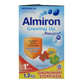 ALMIRON | GROWING UP 1+ | ΓΑΛΑ ΒΡΕΦΙΚΟ ΣΕ ΣΚΟΝΗ ΓΙΑ ΝΗΠΙΑ ΑΠΟ 1+ ΕΤΩΝ 1.200 GR