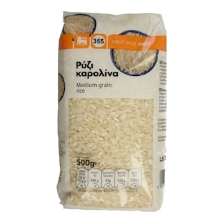 365 | ΡΥΖΙ ΚΑΡΟΛΙΝΑ ΕΛΛΗΝΙΚΟ 500 GR