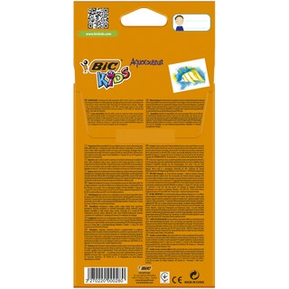 BIC | Μολύβια Ακουαρέλας Kids Aquacouleur Πολύχρωμα 12 Τεμάχια