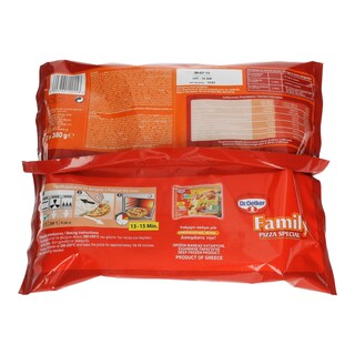 DR.OETKER | ΠΙΤΣΑ SPECIAL FAMILY ΚΑΤΕΨΥΓΜΕΝΗ 2 X 380 GR