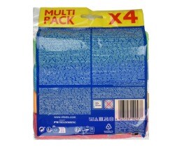 VILEDA | Πετσέτα Μικροϊνών Γενικής Χρήσης Colors 4 Τεμάχια