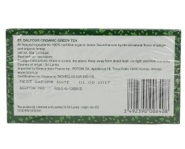 ST.DALFOUR | ΤΣΑΪ ΒΙΟΛΟΓΙΚΟ ΠΡΑΣΙΝΟ ΜΕ GINGER 25 ΦΑΚΕΛΑ X 2 GR