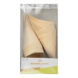 DECORATA | DEC.WOODEN PARTY FUNNELS  17CM