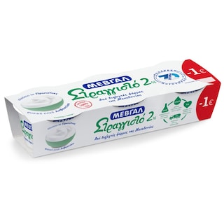 ΜΕΒΓΑΛ | Γιαούρτι Στραγγιστό 2% Λιπαρά 3x200gr Έκπτωση 1Ε