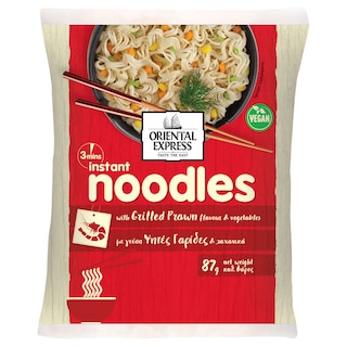 ORIENTAL EXPRESS | Noodles Ψητές Γαρίδες Λαχανικά 87g