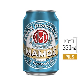ΜΑΜΟΣ | Μπύρα Pilsner Κουτί 330ml