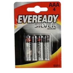 EVEREADY | BATTERIES E91 SILVER AAA MINI MINION 4PCS