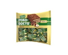 ΙΟΝ | Γκοφρέτα Σοκολάτα Γάλακτος Φουντούκι Mini 210g