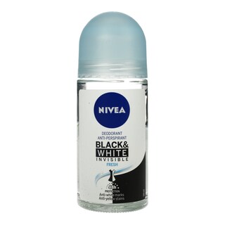 NIVEA | Αποσμητικό Roll On Invisible Black & White Pure 50 ml
