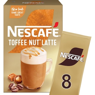 NESCAFE | GOLD | Στιγμιαίος Καφές ToffeNut Latte 8x18.6g