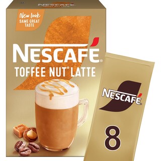 NESCAFE | GOLD | Στιγμιαίος Καφές ToffeNut Latte 8x18.6g