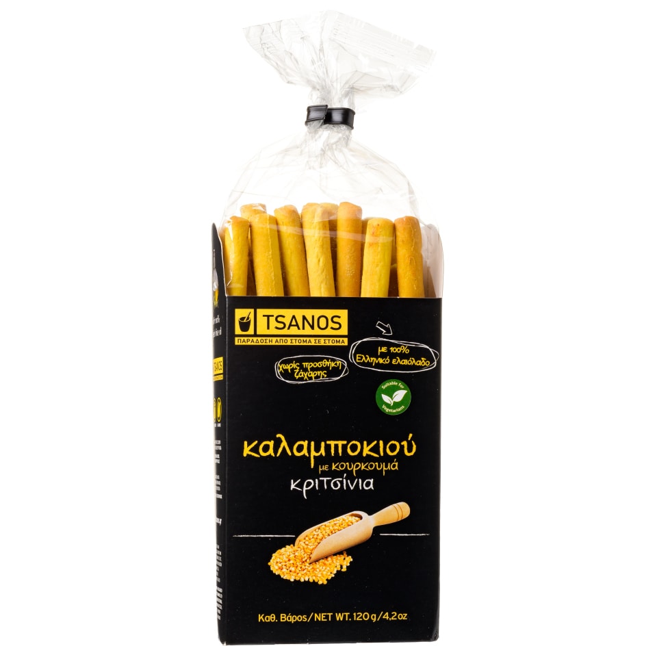ΤΣΑΝΟΣ Κριτσίνια Καλαμποκιού 120g
