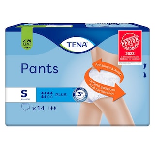 TENA | PANTS | ΠΑΝΑ ΒΡΑΚΑΚΙ PLUS SMALL 14 ΤΕΜ