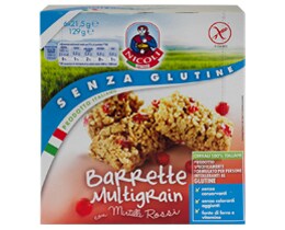 NICOLI | Μπάρες Δημητριακών Κόκκινα Φρούτα Χωρίς Γλουτένη 6x21.5gr