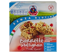 NICOLI | Μπάρες Δημητριακών Κόκκινα Φρούτα Χωρίς Γλουτένη 6x21.5gr