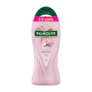 PALMOLIVE | Αφρόλουτρο Wellness Άργιλος & Ροδέλαιο 500ml 1+1 Δώρο (1+1)