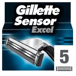 GILLETTE | SENSOR EXCEL | Ανταλλακτικά Ξυριστικής Μηχανής Sensor Excel 5 Τεμάχια