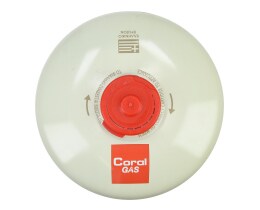 CORAL GAS | Φιαλίδιο Βουτανίου Βιδωτό Γη Μπεζ 500g 1 Τεμάχιο