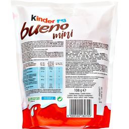 KINDER | Σοκολατάκια Γάλακτος Bueno Minis Φουντούκι 108gr