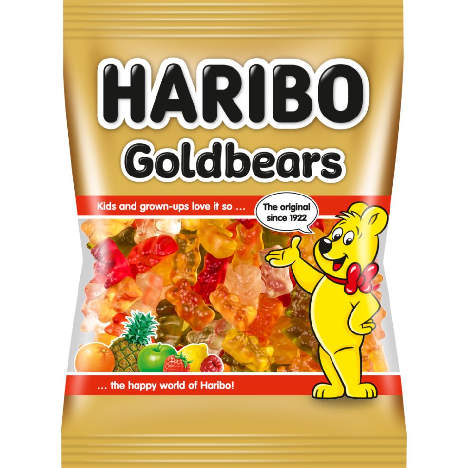 HARIBO Καραμέλες Ζελίνια Χρυσά Αρκουδάκια 100g