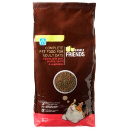 FAMILY FRIENDS | Ξηρά Τροφή Γάτας Βοδινό Καρότα & Λαχανικά 2kg
