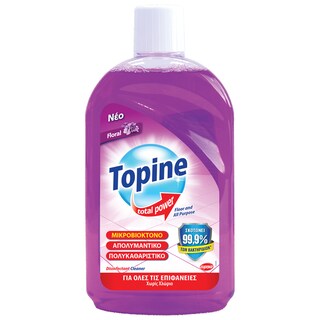 TOPINE | Απολυμαντικό Γενικού Καθαρισμού Floral 1lt