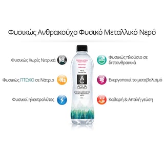 AQUA CARPATICA | Νερό Φυσικώς Ανθρακούχο 6x500ml