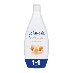 JOHNSON | Αφρόλουτρο Soft & Nourish Αμύγδαλο & Γιασεμί 750ml 1+1 Δώρο
