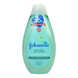 JOHNSON BABY | Σαμπουάν & Conditioner Soft & Shiny 2σε1 500ml Έκπτωση 30%