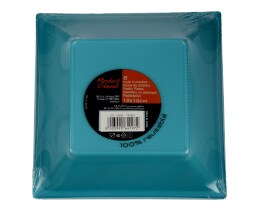 - | ΠΙΑΤΑ ΠΛΑΣΤΙΚΑ ΤΕΤΡΑΓΩΝΑ ΒΑΘΙΑ ΤΥΡΚΟΥΑΖ 18 CM 1 TEM