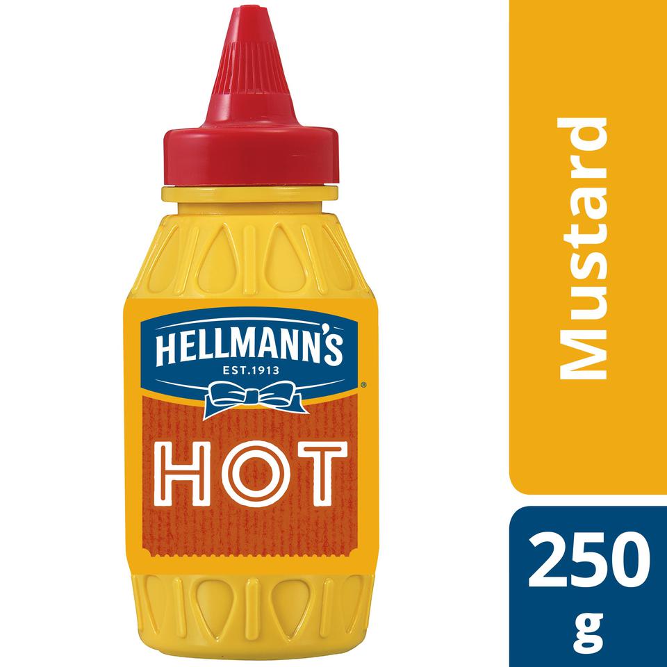 HELLMANN'S Μουστάρδα Hot (Πικάντικη) 250 gr