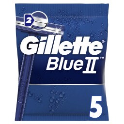 GILLETTE | BLUE II | Ξυριστική Μηχανή Μιας Χρήσης 5 Τεμάχια