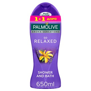PALMOLIVE | Αφρόλουτρο Aroma So Relaxed 650ml 1+1 Δώρο