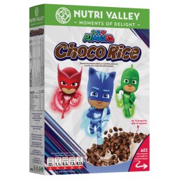 NUTRI VALLEY | Δημητριακά PJ Masks Choco Rice 375g