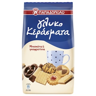 ΠΑΠΑΔΟΠΟΥΛΟΥ | Γλυκοκεράσματα Μπισκότα & Γκοφρετίνια 400g