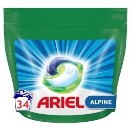 ARIEL | Kάψουλες Πλυντηρίου Ρούχων Allin1 Pods Alpine 17+17 Τεμάχια Δώρο
