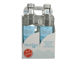 MASTIQUA | Νερό Ανθρακούχο Μαστιχόνερο Φιάλη 330ml 3+1 Δώρο