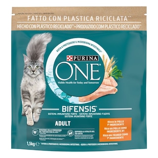 PURINA ONE | Γατοτροφή Adult Κοτόπουλο & Σιτάρι 1.5Κg