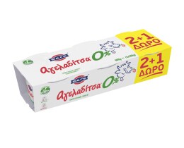 ΑΓΕΛΑΔΙΤΣΑ | Γιαούρτι Αγελάδος 0% Λιπαρά 200g 2+1 Δώρο